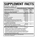 5150 Legendary Series Pre-Workout (375g) – ingredients & nutrition information