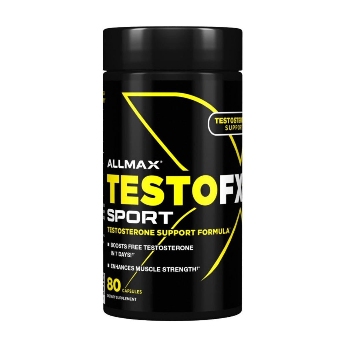 Allmax TESTOFX Sport – 80 Caps: Maximize Your Testosterone Levels Naturally