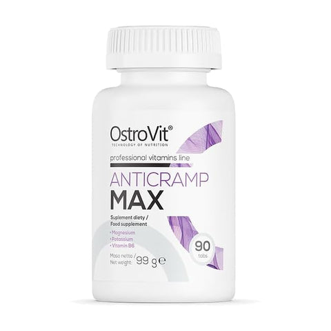 AntiCramp Max Vegan Formula – Magnesium, Potassium & Vitamin B6 Tablets (90 Tablets)