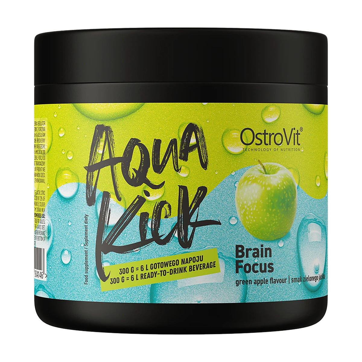 Aqua Kick Brain Focus - Focus & Alertness Drink Powder (300g)