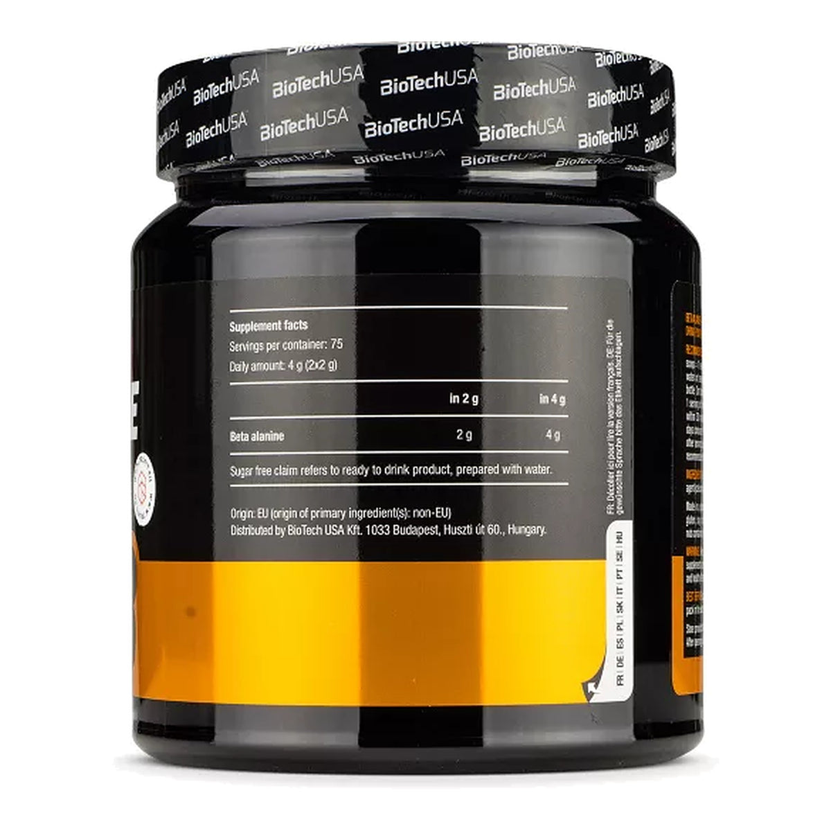 BiotechUSA - Beta Alanine Powder 300g – ingredients & nutrition information