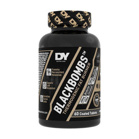 DY Nutrition Black Bombs 60 Tablets – Caffeine & Green Tea