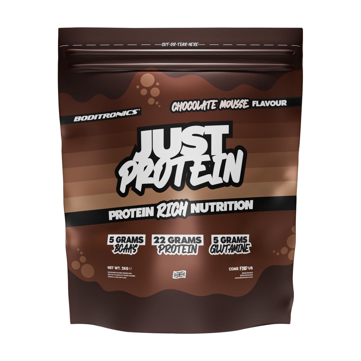 Boditronics Just Protein – Whey Protein Powder 2kg