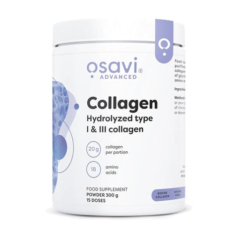 Collagen Peptides Powder - Hydrolyzed Type 1 & 3 (300g)