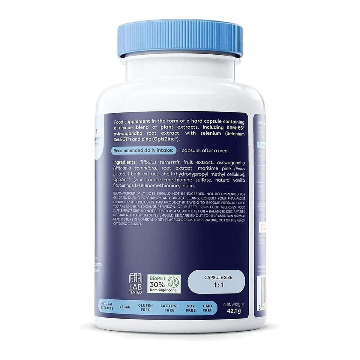 Hormonal Support Man (60 Vegan Capsules) – ingredients & nutrition information