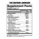 Hyde Nightmare Pre-Workout – Extreme Energy & Focus Booster 30 Servings – ingredients & nutrition information