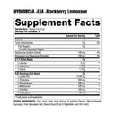 Hydro BCAA+EAA Hydration Formula (420g) – ingredients & nutrition information
