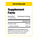 ICE Citrulline (300g) – ingredients & nutrition information
