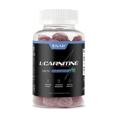 L-Carnitine Gummies, Sugar Free, Blueberry (60 Gummies)
