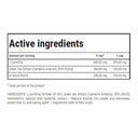 L-Carnitine + Green Tea – ingredients & nutrition information