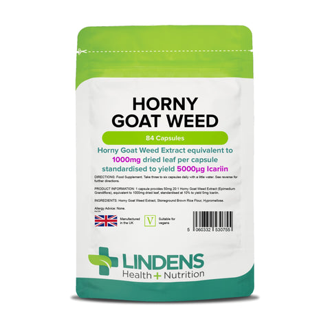 Lindens Horny Goat Weed 1000mg - 84T