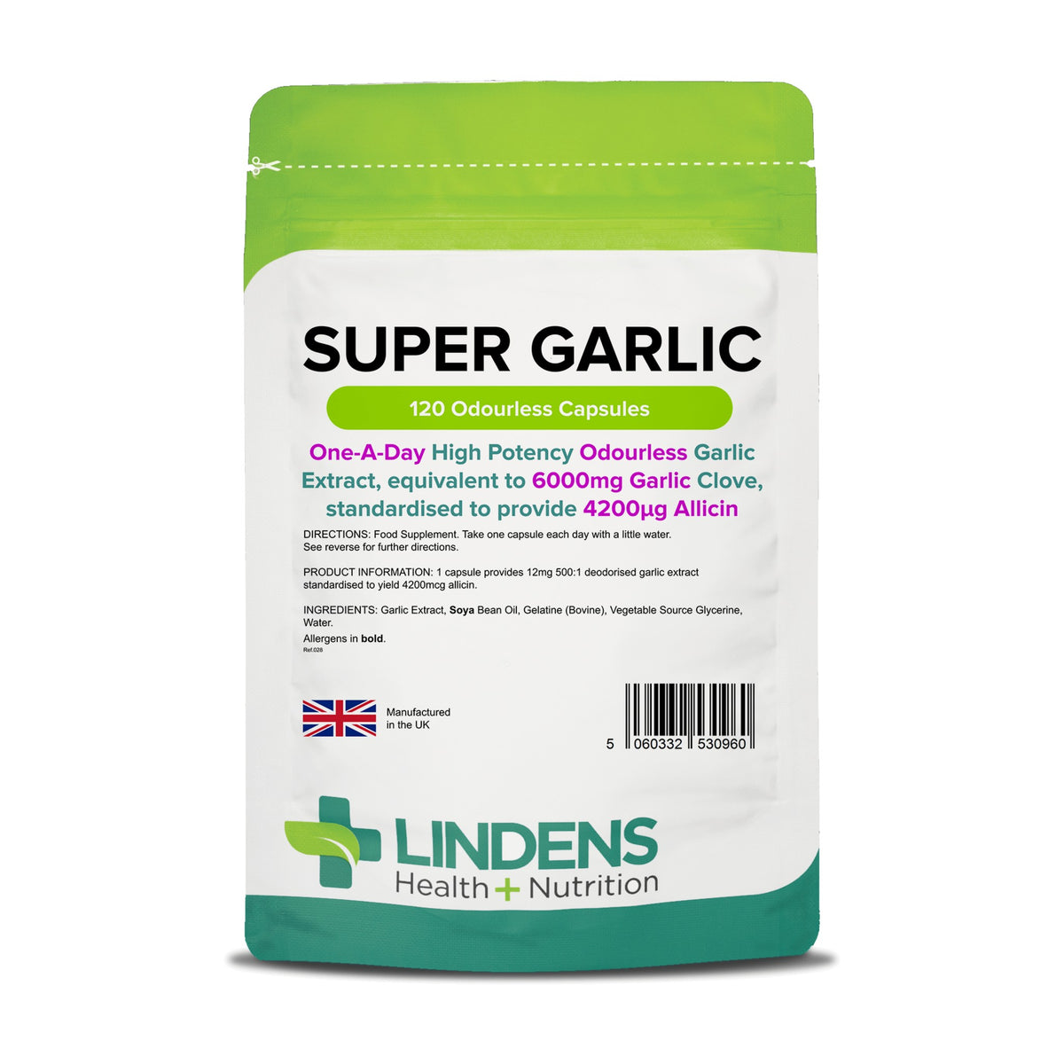 Lindens Super Garlic 120 Caps