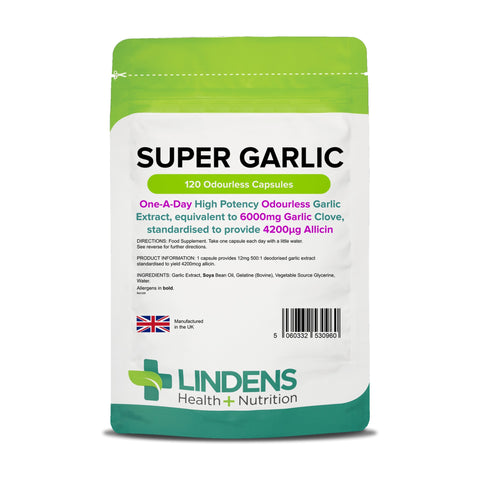 Lindens Super Garlic 120 Caps