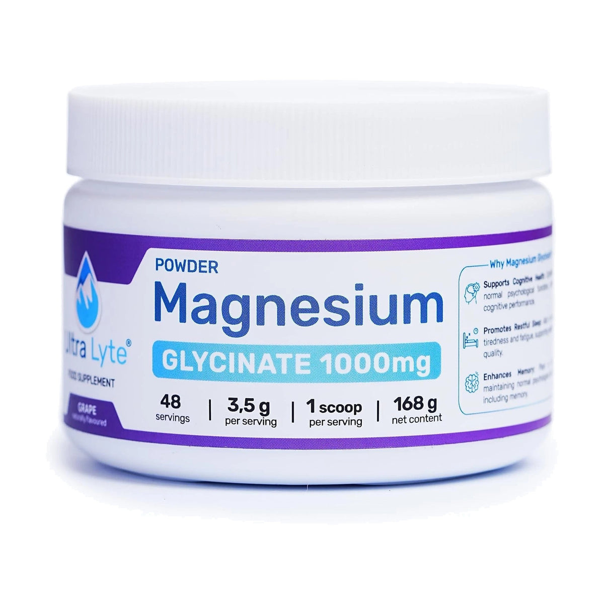 Magnesium Glycinate Powder 168g