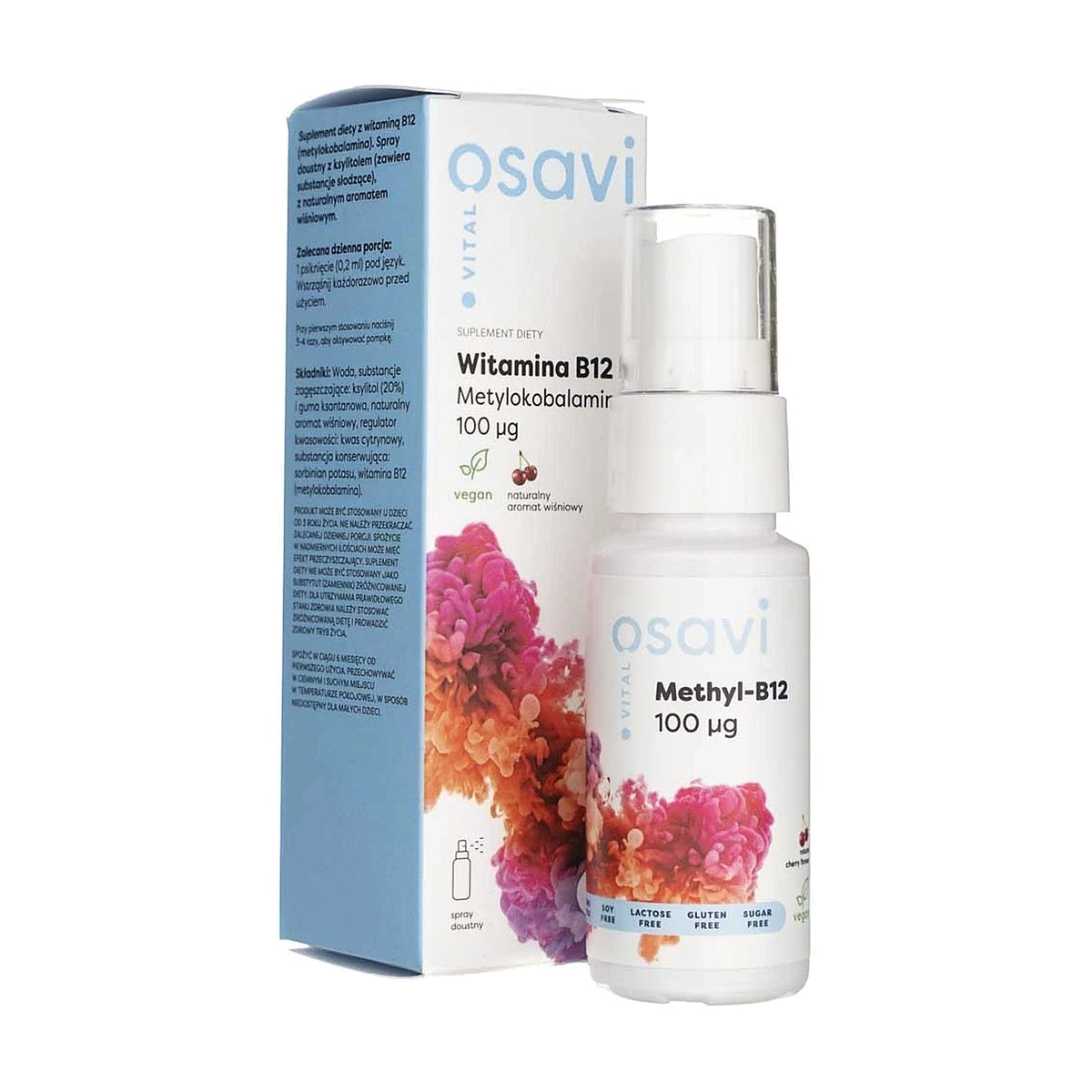 Methyl-B12 100mcg Oral Spray - Cherry (25ml)