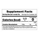 Micronised Creatine Monohydrate - 300g – ingredients & nutrition information