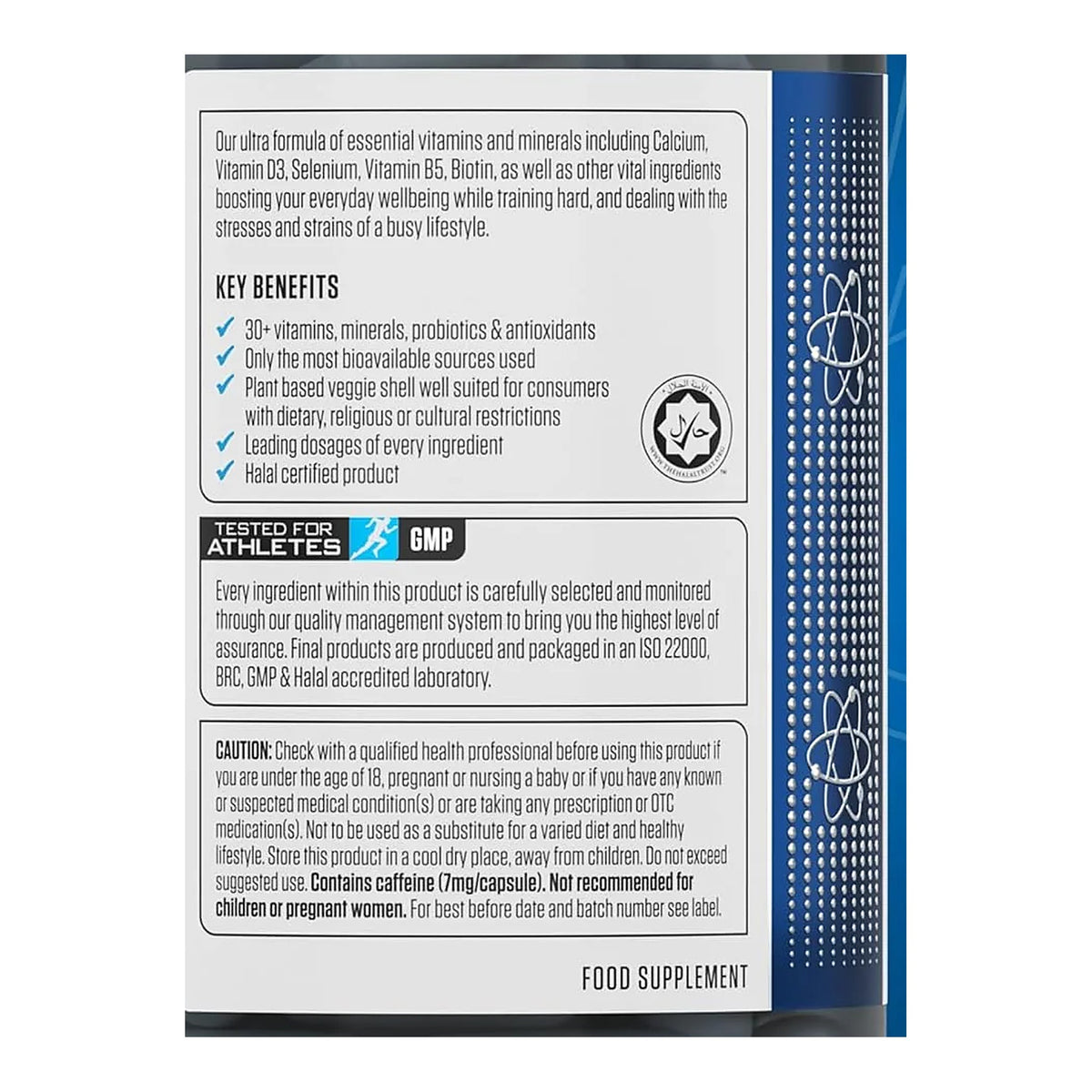 Multi-Vitamin Complex, 90 Capsules – ingredients & nutrition information