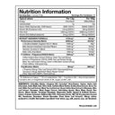 Mutant - Madness 30 servings - 225g – ingredients & nutrition information