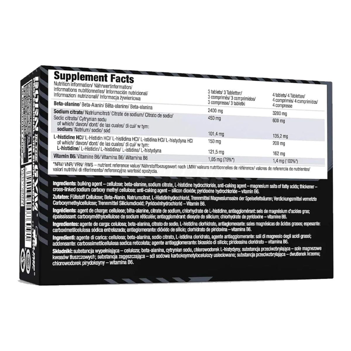 OLIMP NUTRITION Beta Alanine Endurance Boost - 80 Tablets – ingredients & nutrition information