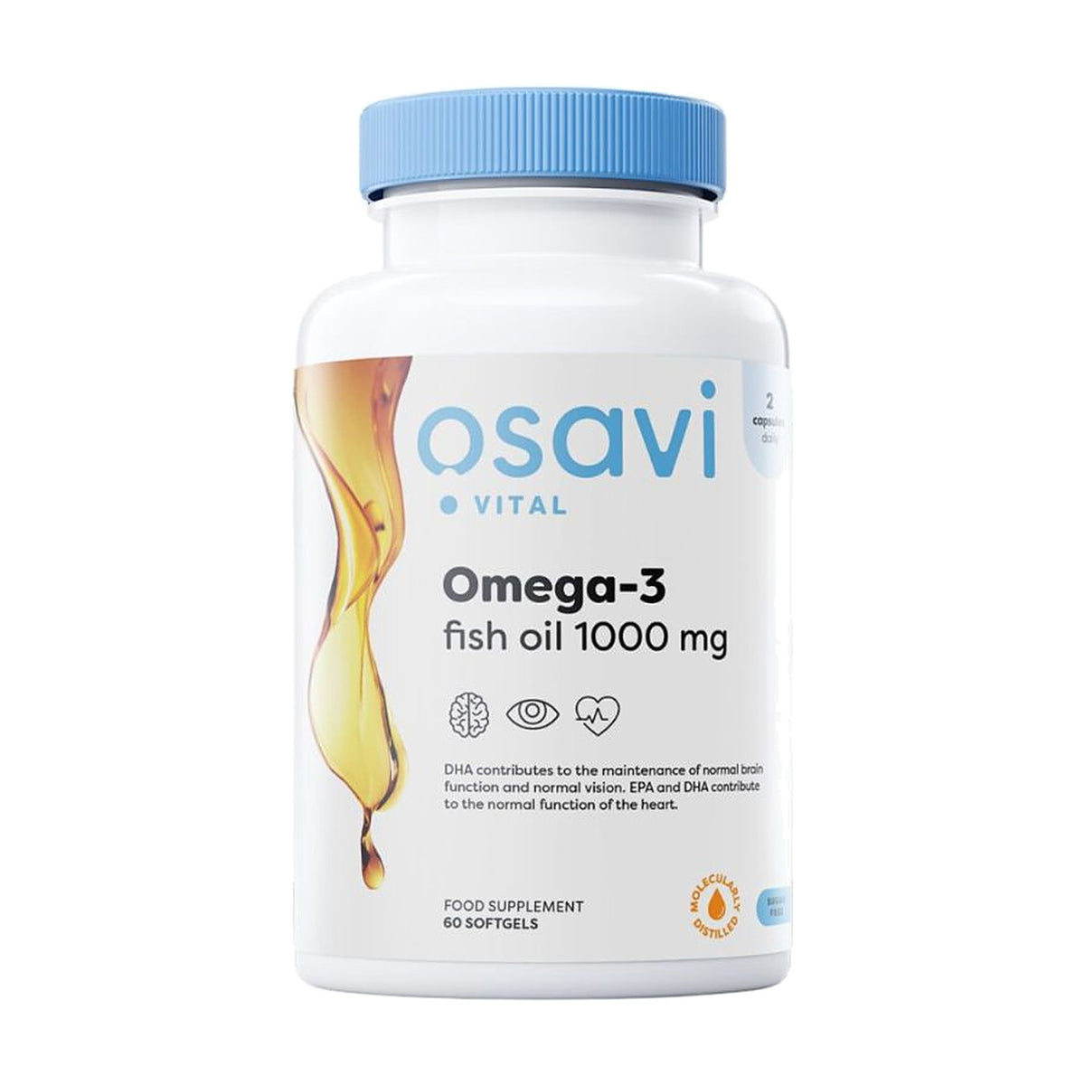Omega-3 Fish Oil 1000mg - 120 Softgels