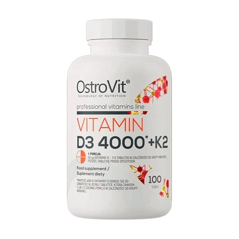 OstroVit D3 4000 + K2 MK-7 – High Strength Vitamin D & K Supplement