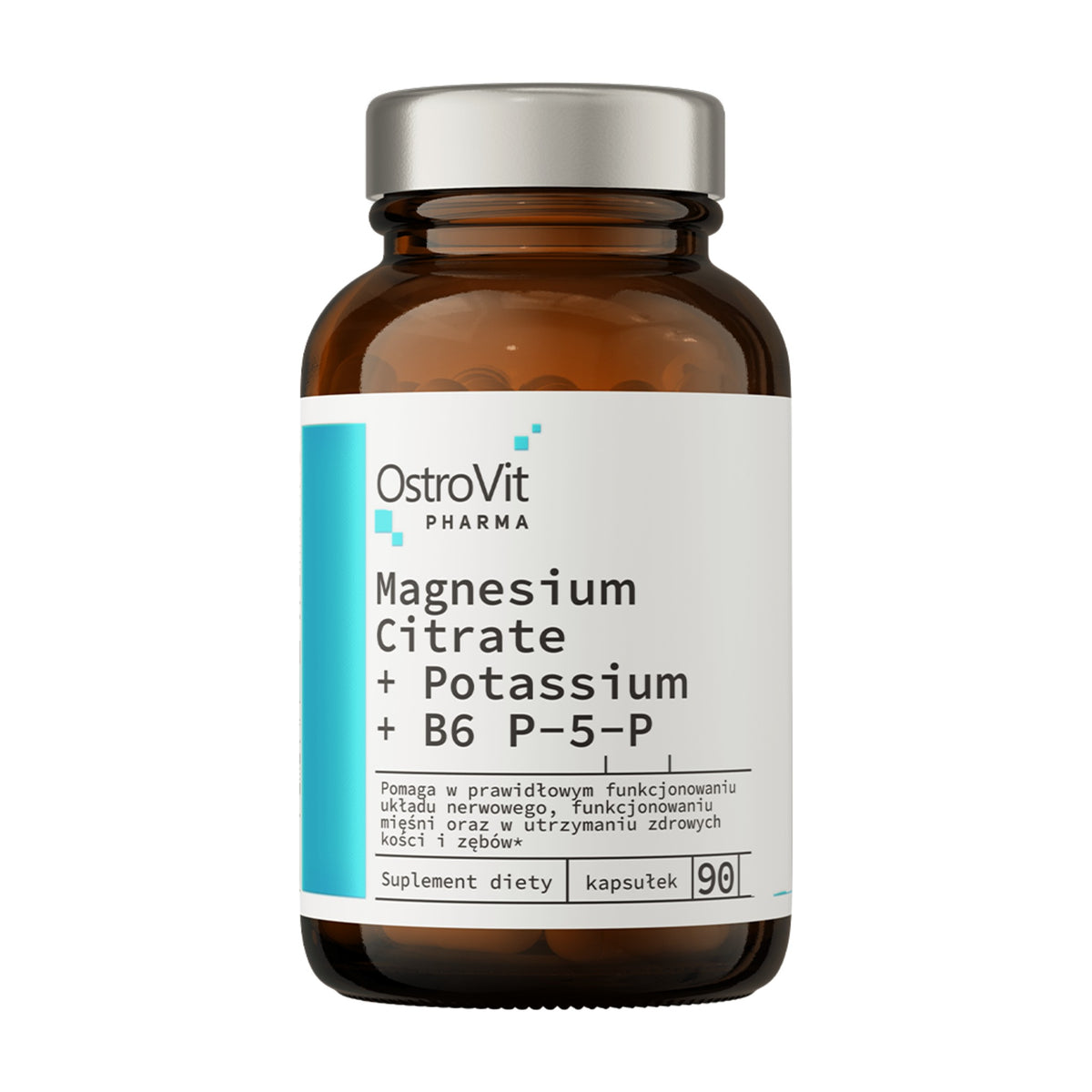 OstroVit Magnesium Citrate + Potassium + B6 - front