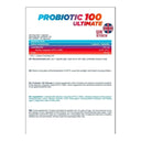 Probiotic 100 Ultimate (60 Capsules) – ingredients & nutrition information