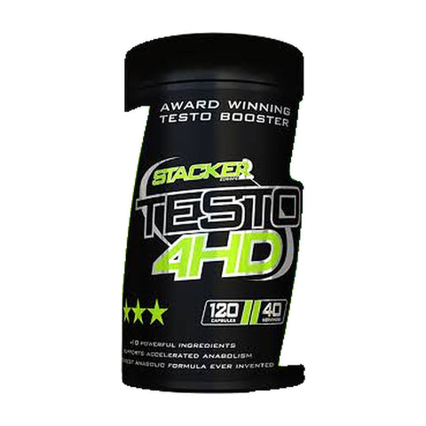 Stacker2 Test 4HD – Men’s Vitality & Performance Support 120 Veg Caps