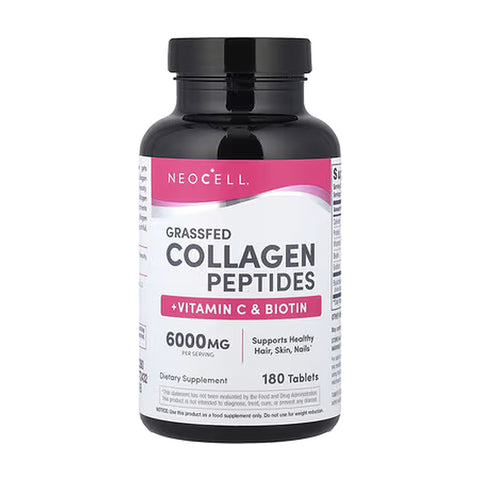 Super Collagen + Vitamin C & Biotin Tablets - 180 Caplets