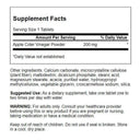 Swanson Apple Cider Vinegar – ingredients & nutrition information