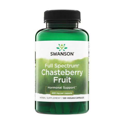 Swanson Premium Chasteberry Fruit 400 mg - 120 Caps