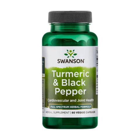 Swanson Turmeric & Black Pepper 60 vCaps