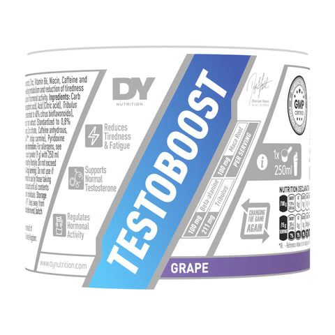 DY Nutrition TestoBoost Powder – Grape (30 Servings)