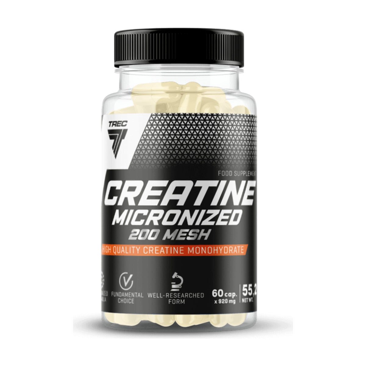 Trec Creatine Micronized 200 Mesh 60 capsules - front