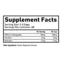TWP - Ashwagandha 60 Caps – ingredients & nutrition information