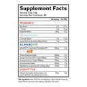TWP LFT V2: Unleash Your Full Potential with Advanced Pre-Workout Formula – ingredients & nutrition information