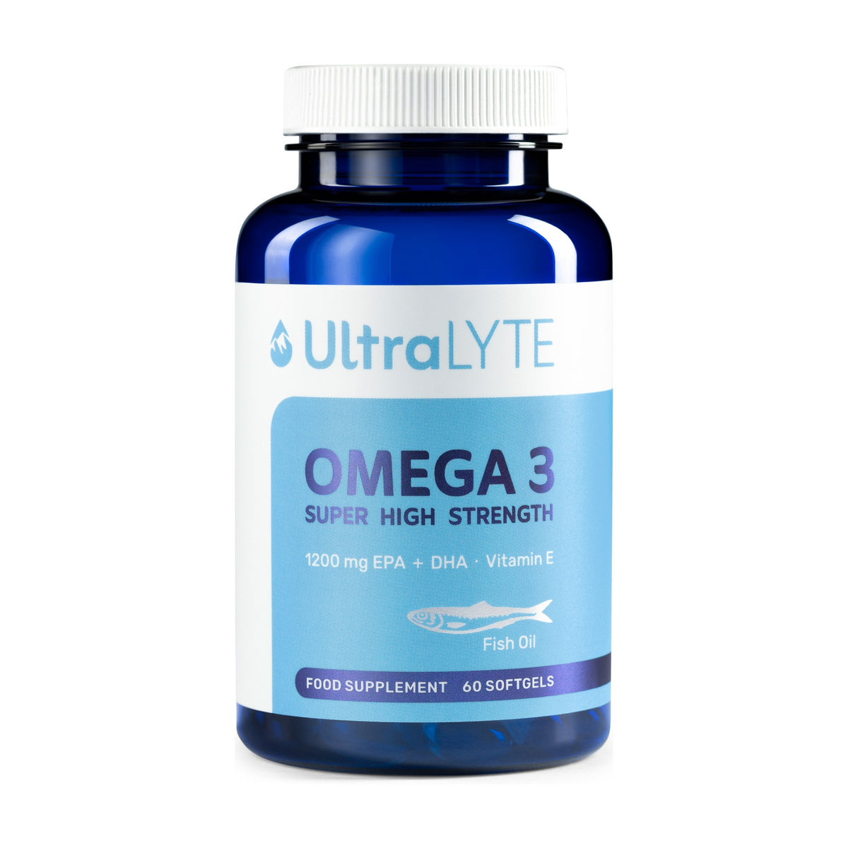Ultra Lyte Omega 3 Super High Strength Fish Oil 2000mg – 60 Softgels