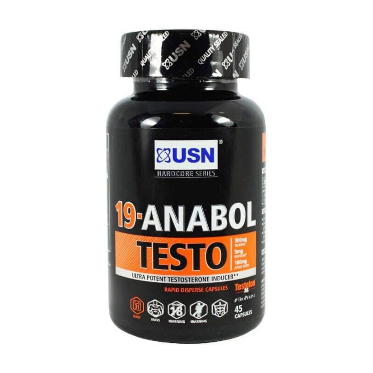 USN 19-Anabol Testo 90 capsules - front